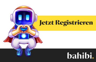 roboter mit registrieren button bei bahibi
